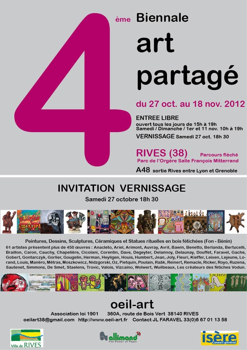 biennale art partagé 2012 Raâk