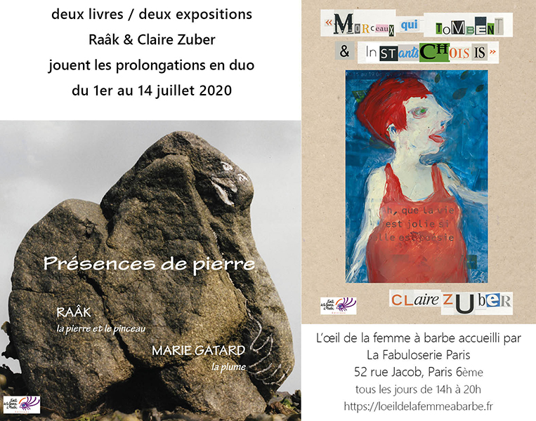 Expostion Raak La Fabuloserie juin et juillet 2020